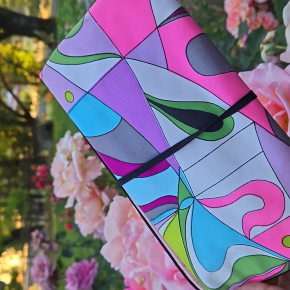 Paisley silk Makeup Travel Pouch with Tie strap. NWOT - Picture 5 of 14